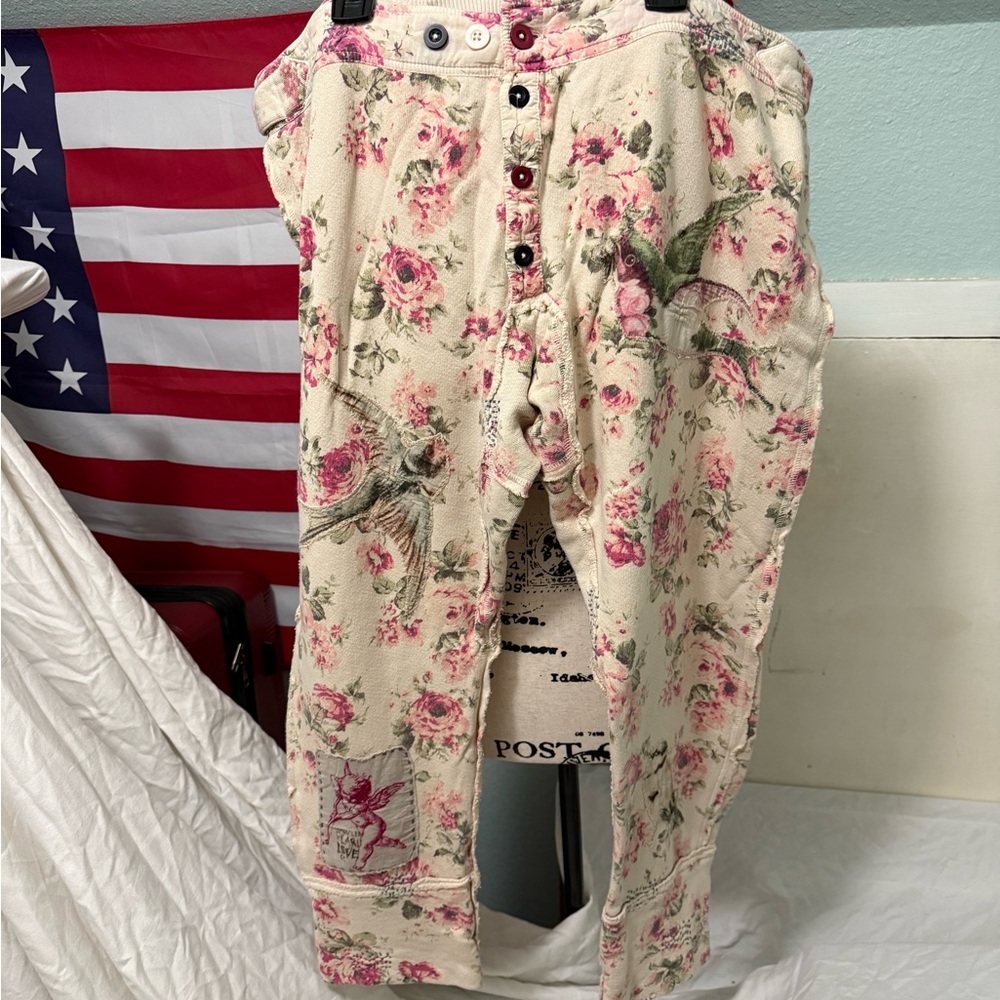 Magnolia Pearl Fleece Floral Underjohns-rare 🌸